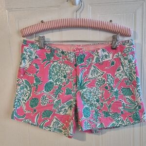 Lilly Pulitzer Scorpion Print Shorts